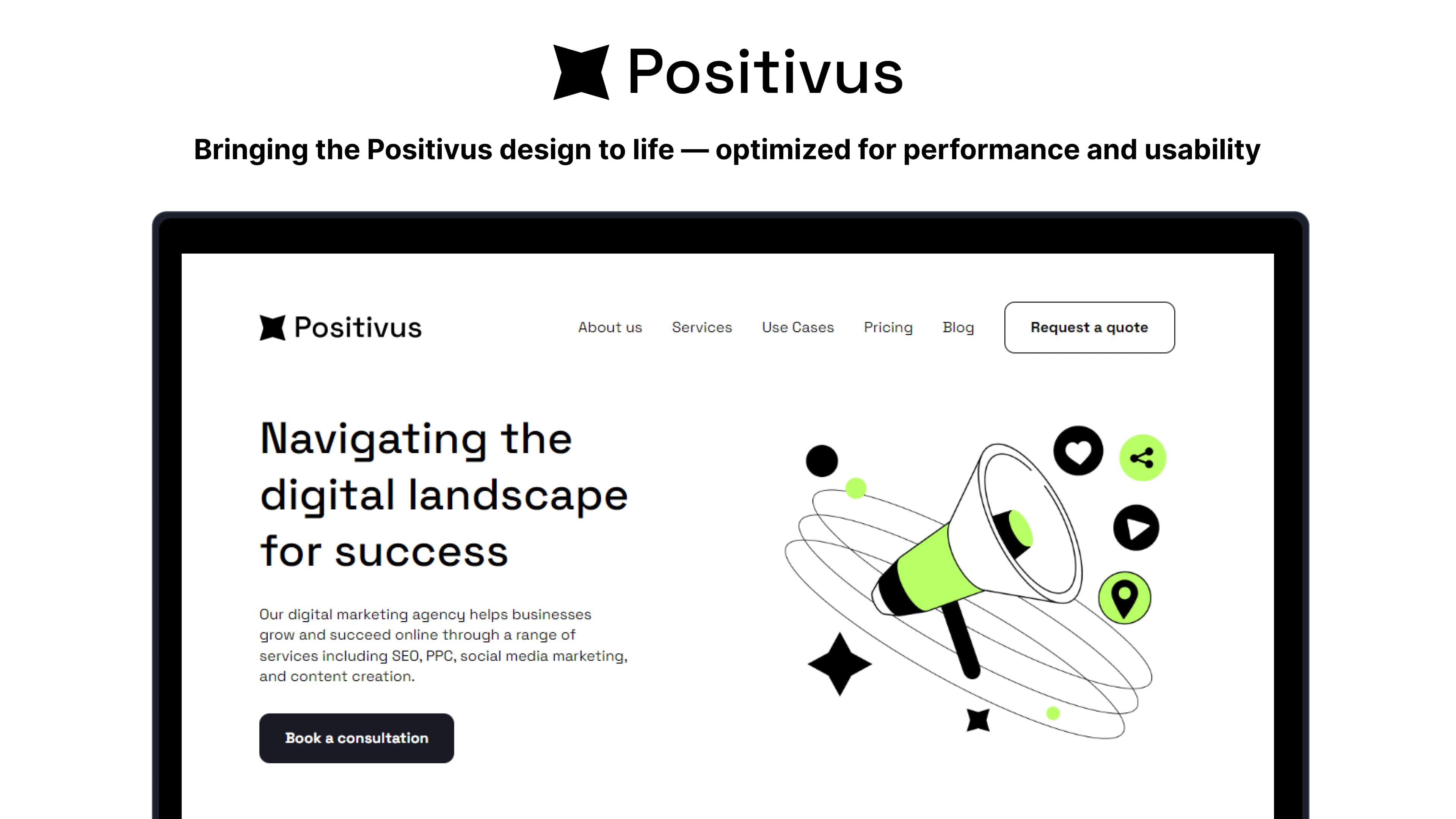 Positivus Landing Page Positivus Landing Page